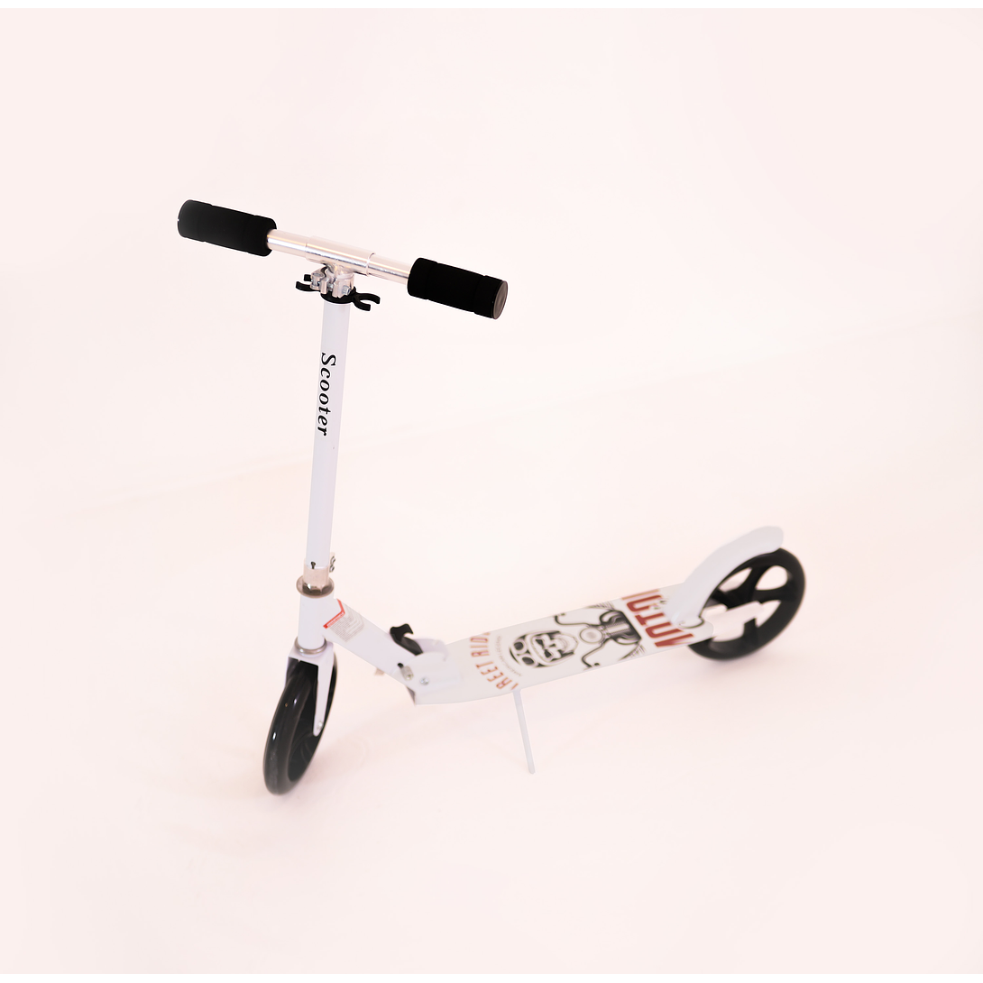 SCOOTER BLANCO ACERO QZ-2025 YSP120018 M&H