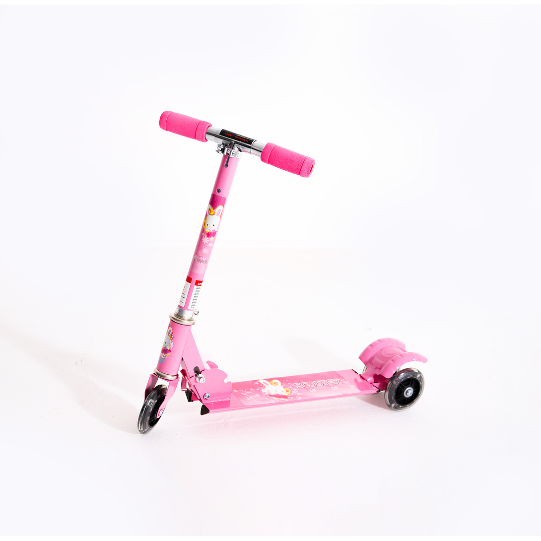 SCOOTER ROSADO ACERO C/LUZ 508P YSP120012 M&H