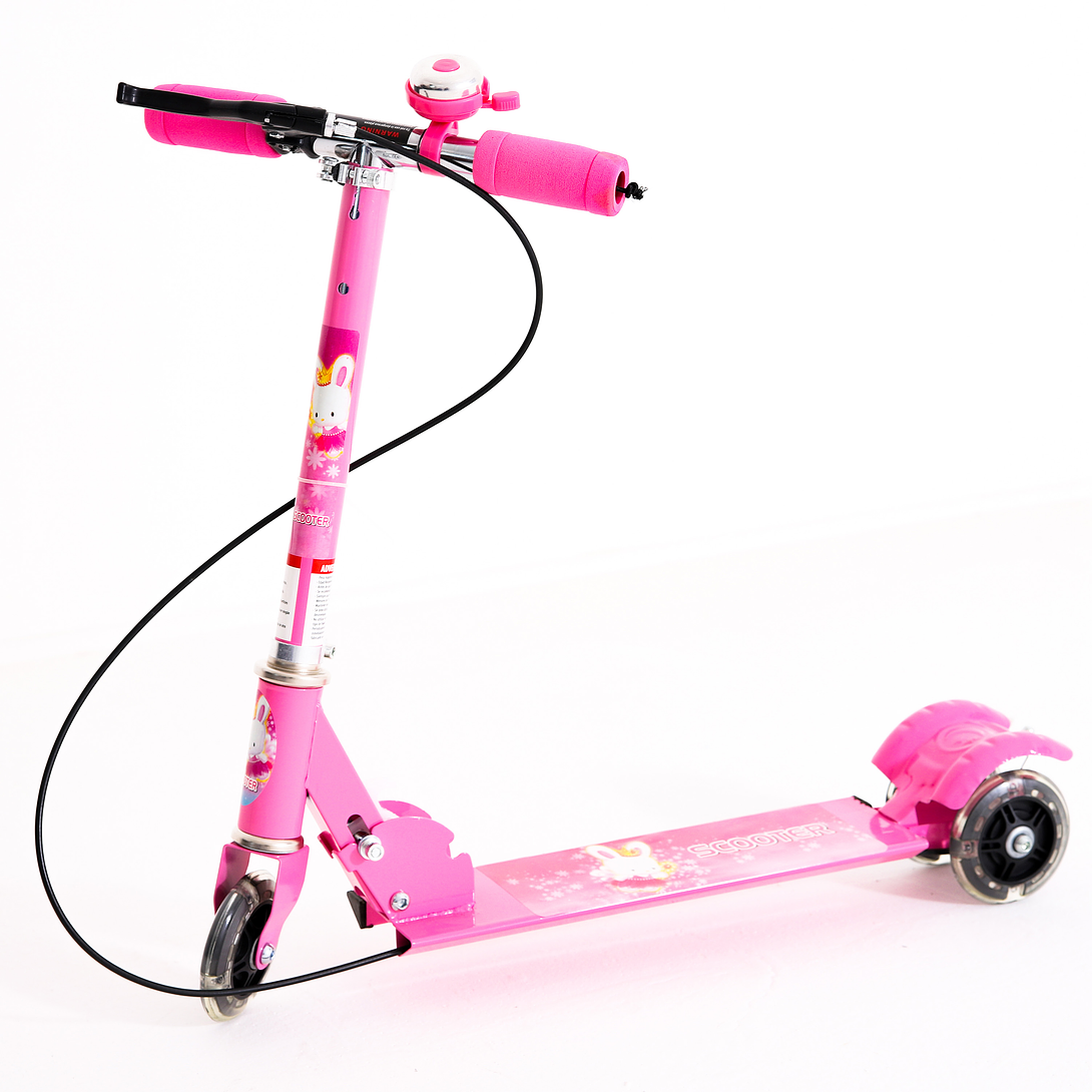 SCOOTER ROSADO ACERO C/LUZ 508PSL YSP120013 M&H