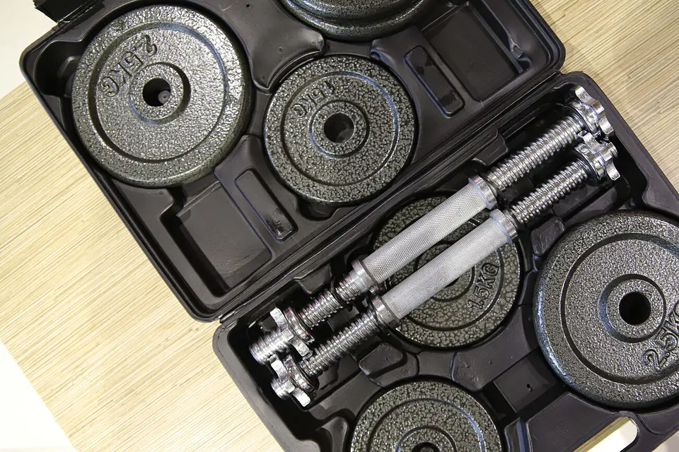 SET MANCUERNAS 20KG NEGRO YK-DB20B M&H 7
