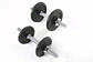 SET MANCUERNAS 20KG NEGRO YK-DB20B M&H - Miniatura 2
