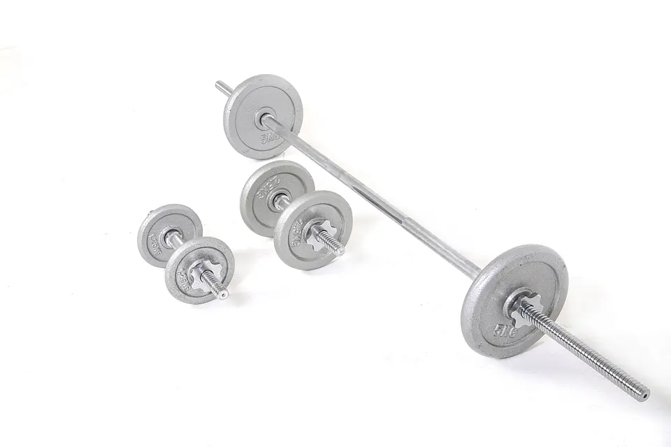 Set Mancuernas 50Kg + Barra 1.5 Mt Yk-Db50Kg M&H 2
