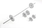 Set Mancuernas 50Kg + Barra 1.5 Mt Yk-Db50Kg M&H - Miniatura 3