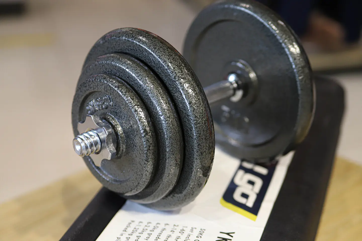 Set Mancuernas 50Kg + Barra 1.5 Mt Yk-Db50Kg M&H 9
