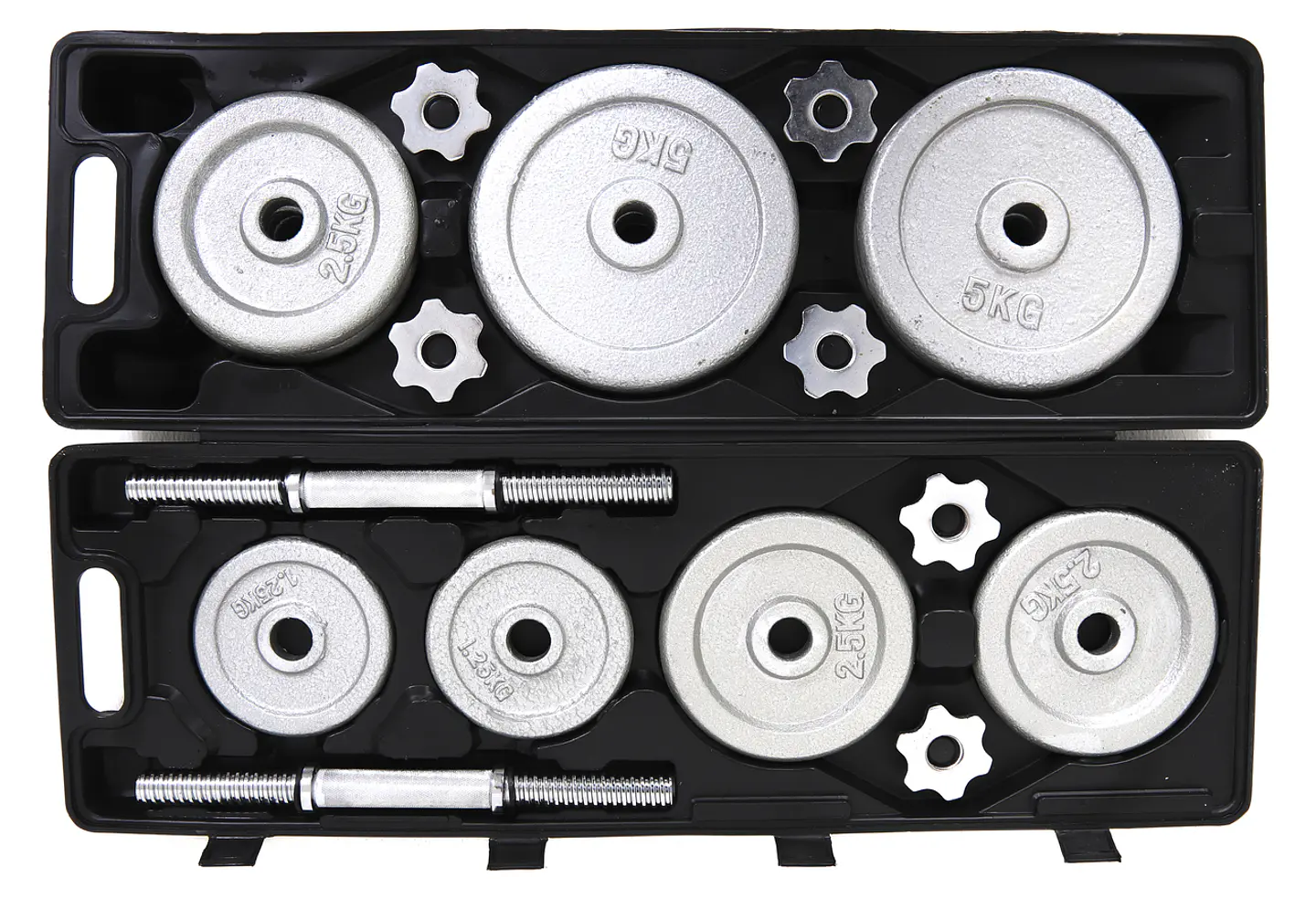 Set Mancuernas 50Kg + Barra 1.5 Mt Yk-Db50Kg M&H 1