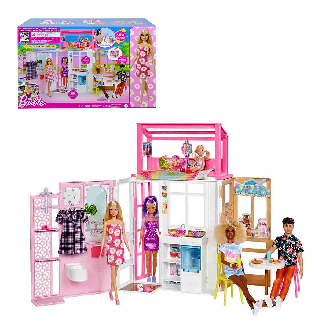 BARBIE CASA GLAM CON MUÑECA