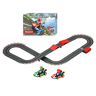 PISTA NINTENDO MARIO KART . ROYAL RACEWAY DE 4,3 MTS Y AUTOS ESCALA 1,43 CON SALTO