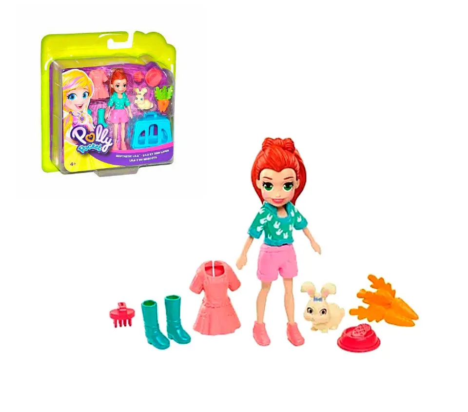 Polly Pocket! Lila Y Su Conejito Mattel 1