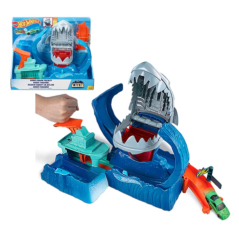 HW CITY ROBO TIBURÓN MATTEL GJL12