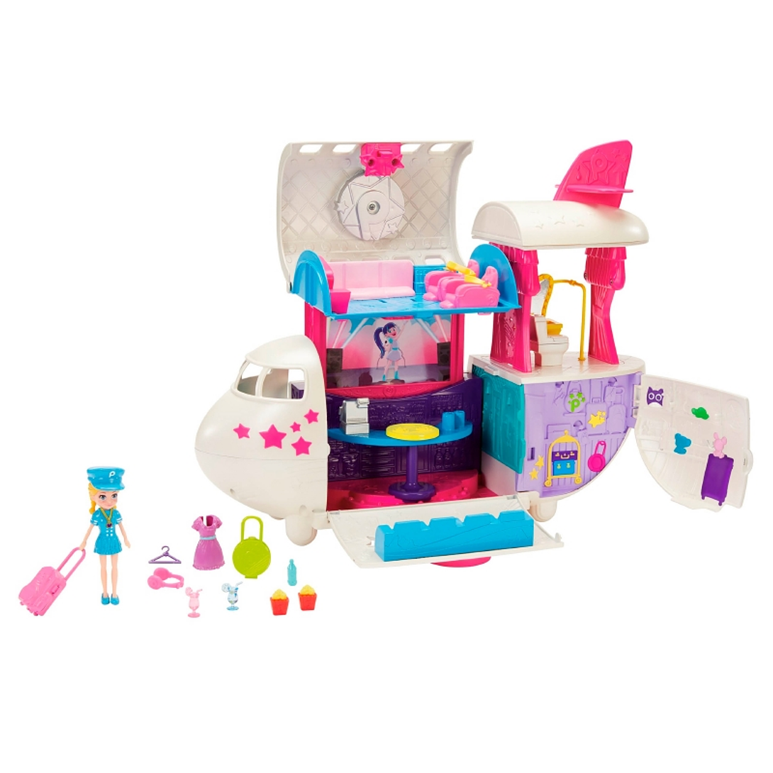 POLLY POCKET MEGA JET DE VIAJE MATTEL GK