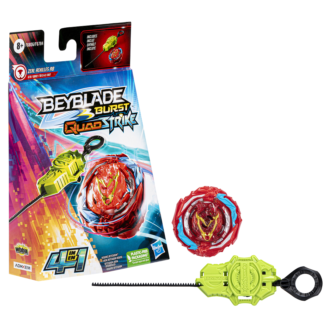BEY QS STARTER ZEAL ACHILLES HASBRO F6806 1