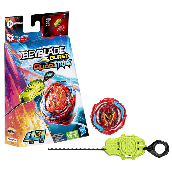 BEY QS STARTER ZEAL ACHILLES HASBRO F6806 1