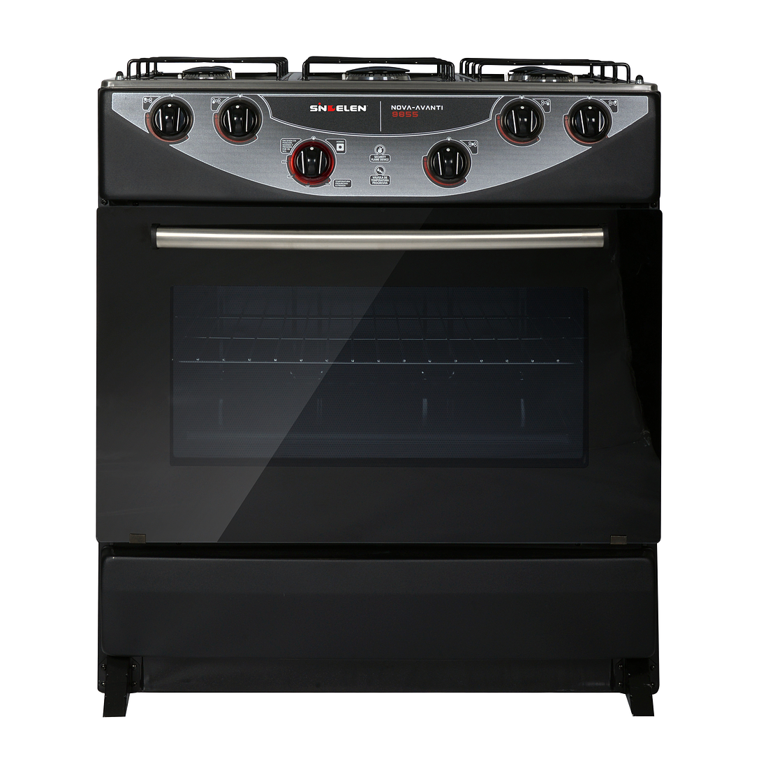 COCINAS A GAS 5 QUEMADORES 76CM SECURITY SINDELEN (L.BCA) CH-9855