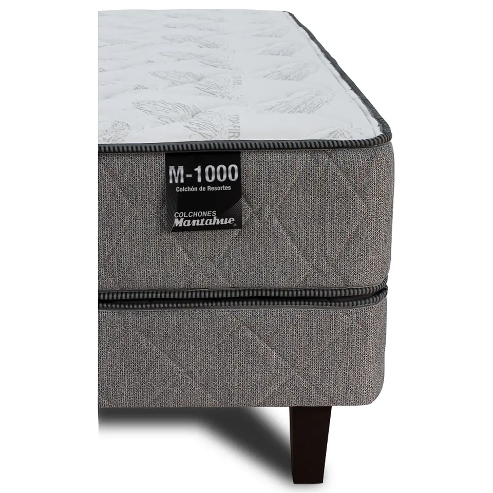 Cama Americana 2 Pl Base Dividida Boreal Dos+Set Livo 2