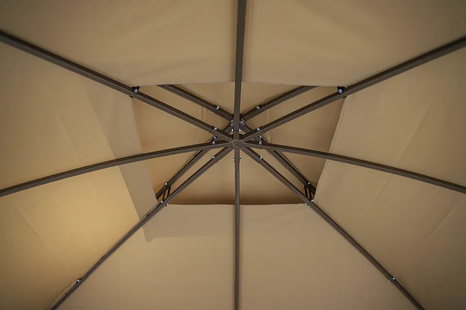 GAZEBO 3X3 (KHAKI) (BRONCE) M&H YF-3539B 3