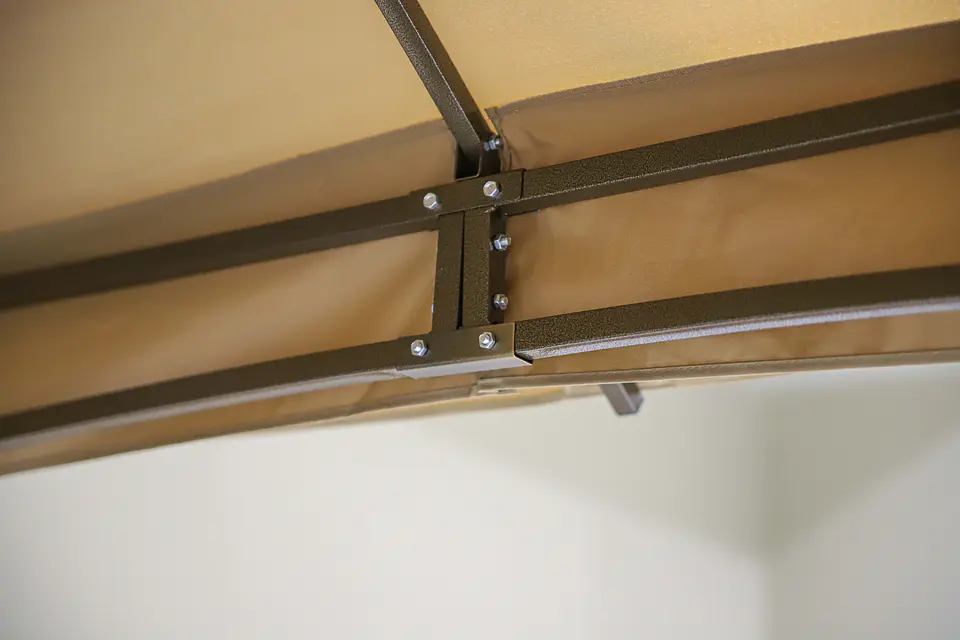 GAZEBO 3X3 (KHAKI) (BRONCE) M&H YF-3539B 4