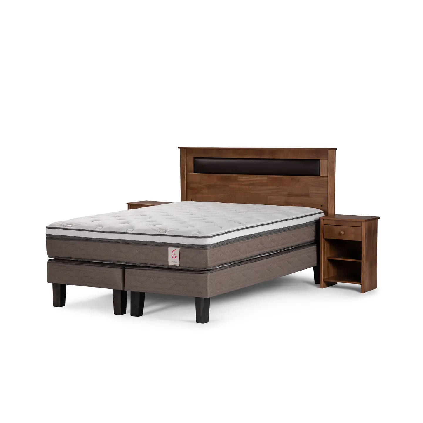 Cama New Style 6 1.50X2.00 Base Dividida Ferrara Rosen 16012252 6