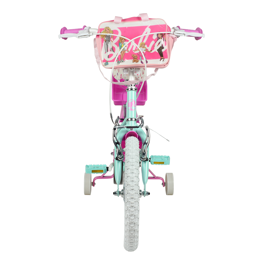 BICICLETA NIÑA ARO 16 BARBIE CELESTE BIANCHI BLG00003