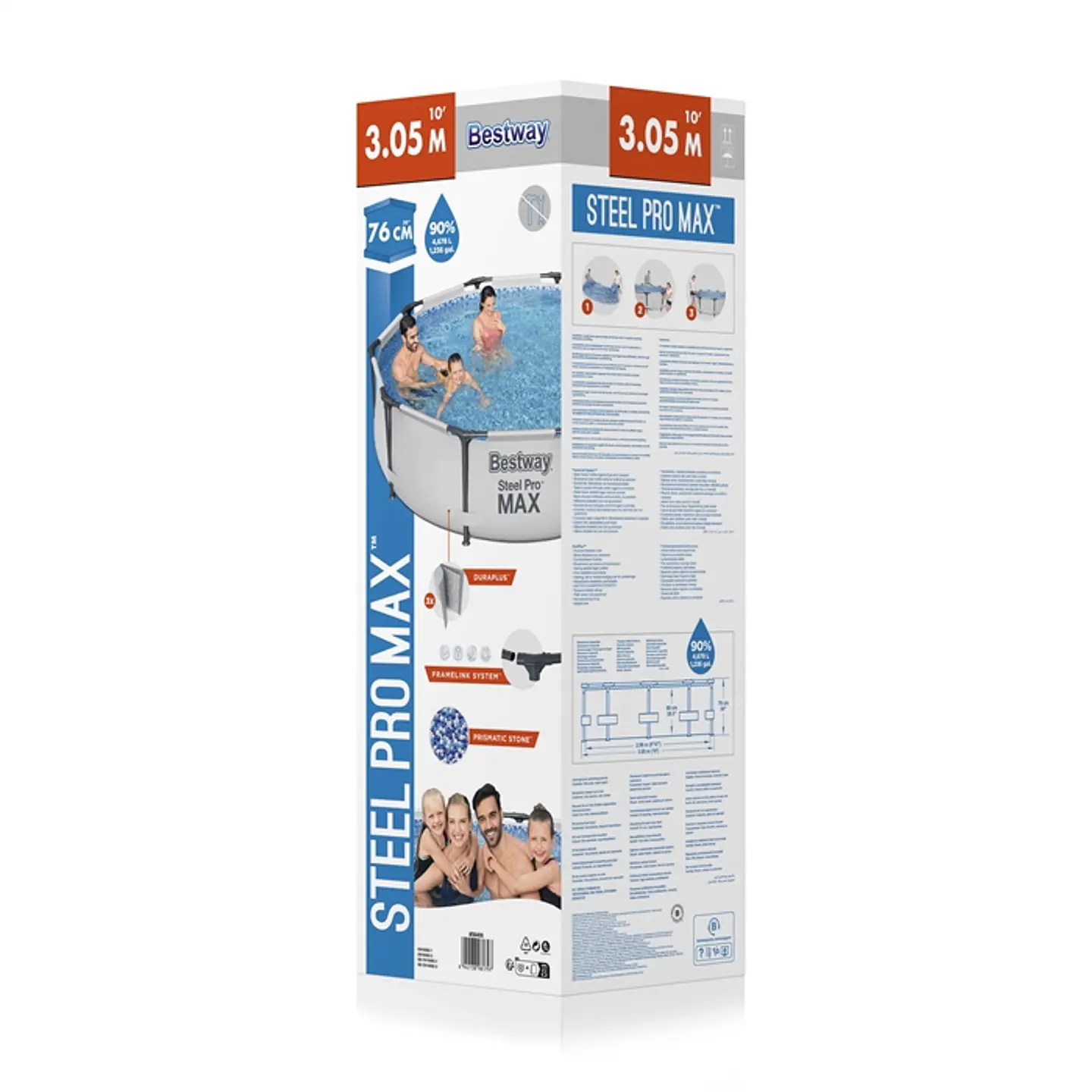 Piscina Estruc. Redonda 3.05M X 76Cm Bestway 56406 4