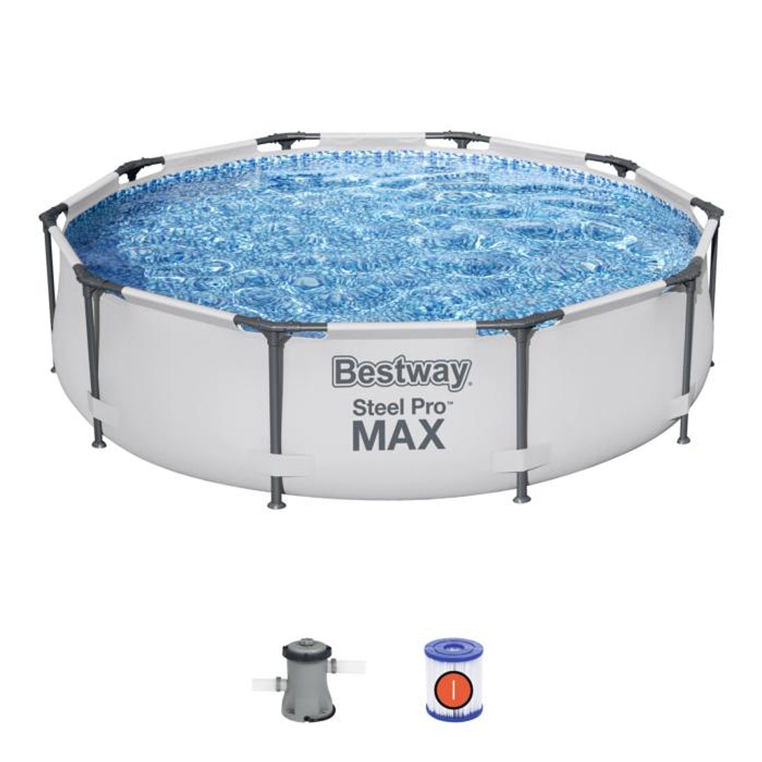 PISCINA REDONDA C/FILTRO 3.05*76CM 56408 BESTWAY  S/C S/T