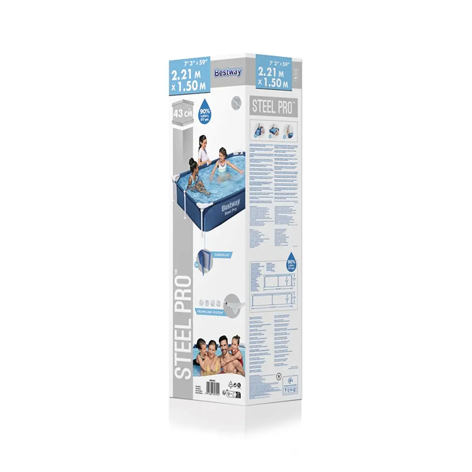 Piscina Rectangular 2.21X1.50X43Cm 56401 Bestway 4