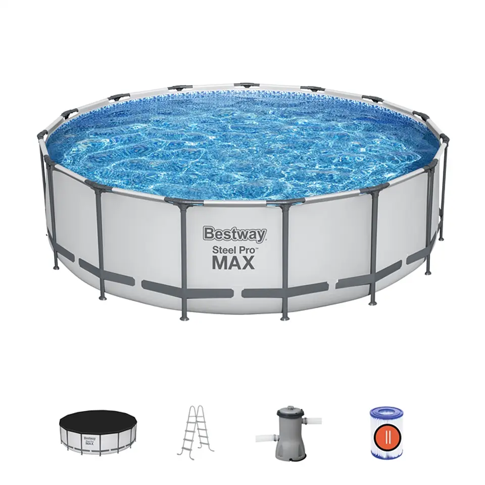 Piscina Redonda 4.57X1.22M C/Filtro, Escalera 56438 1