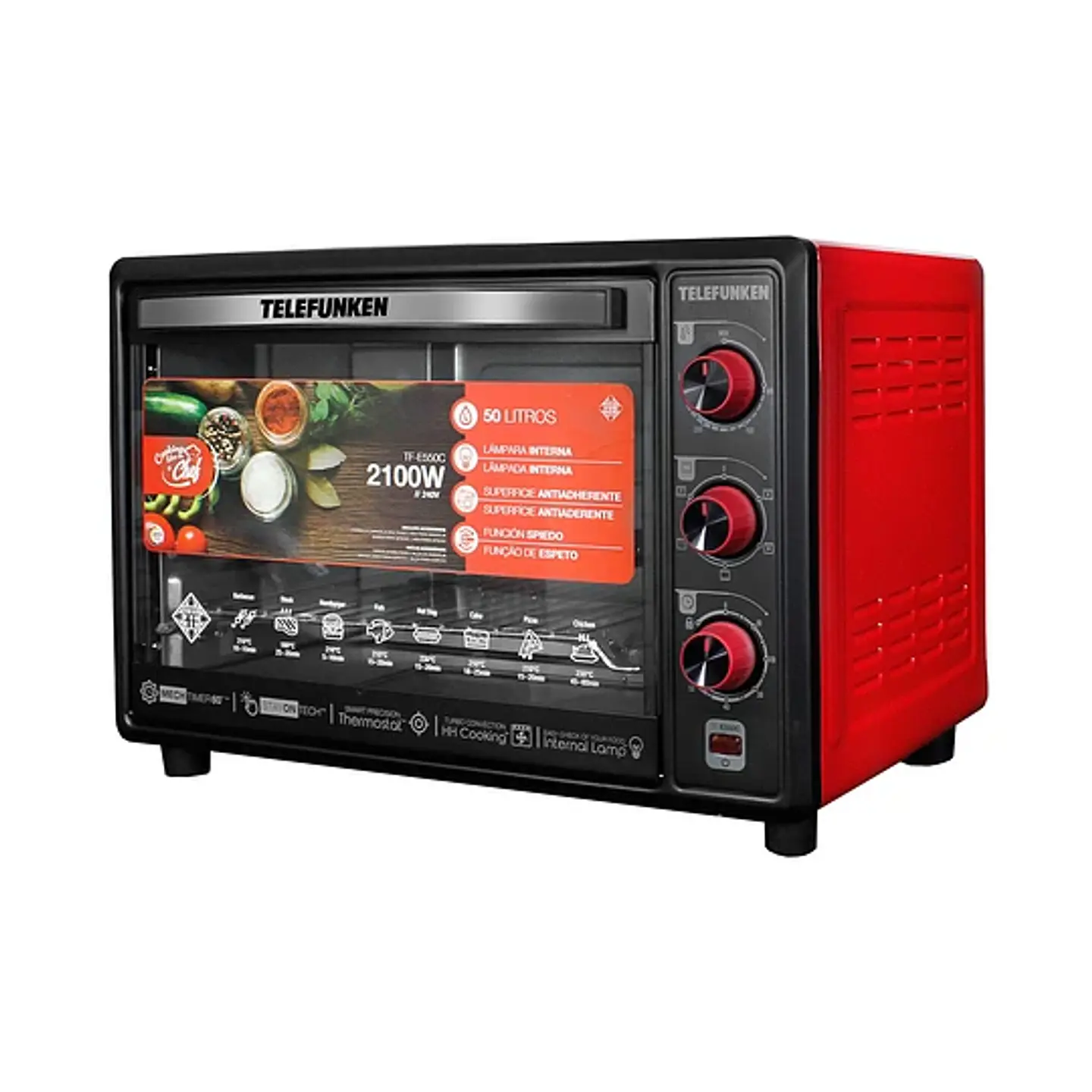Horno Electrico 50L  Tf-E550C Telefunken  2