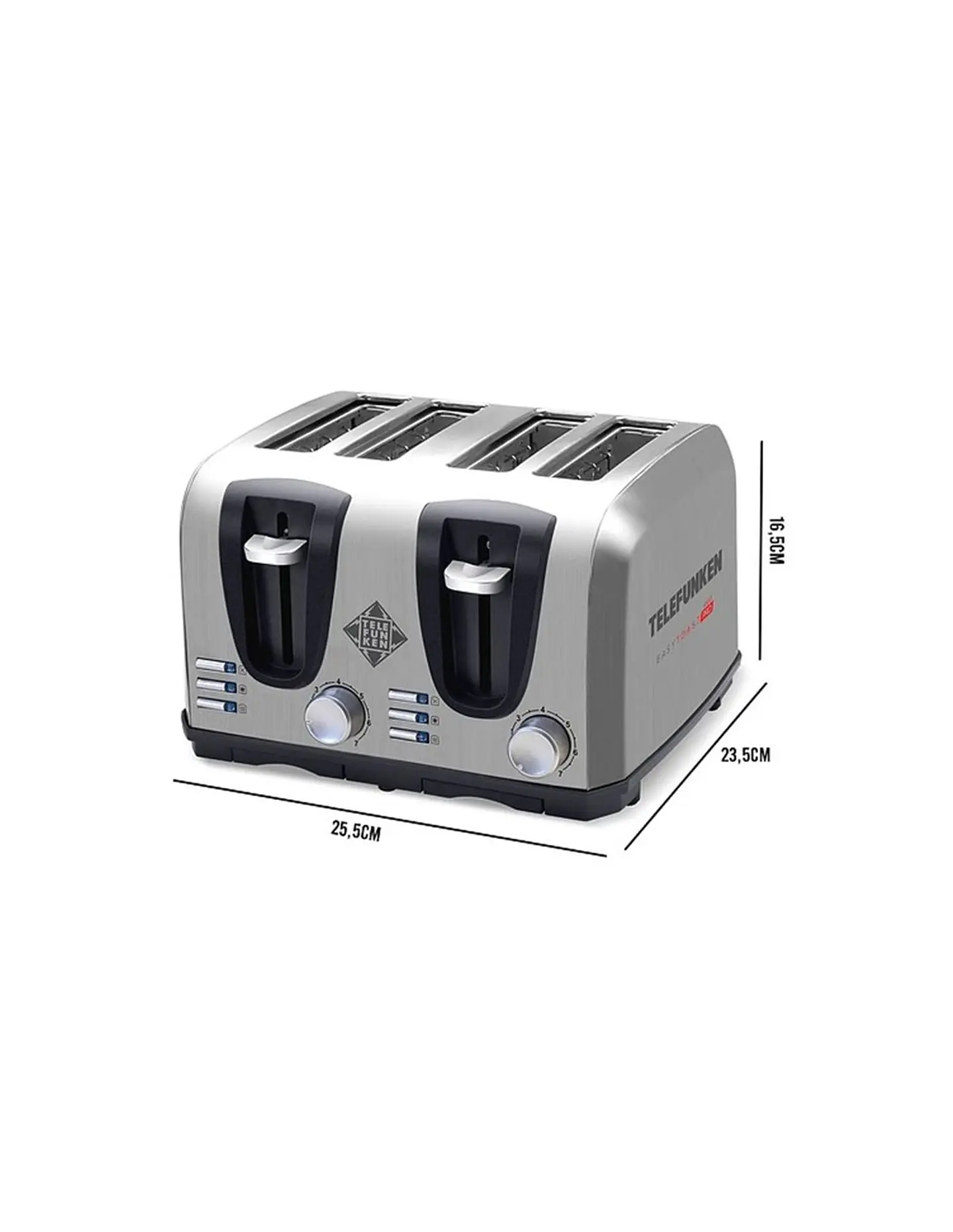 Tostadora 4P Easytoast-Pro Telefunken  4