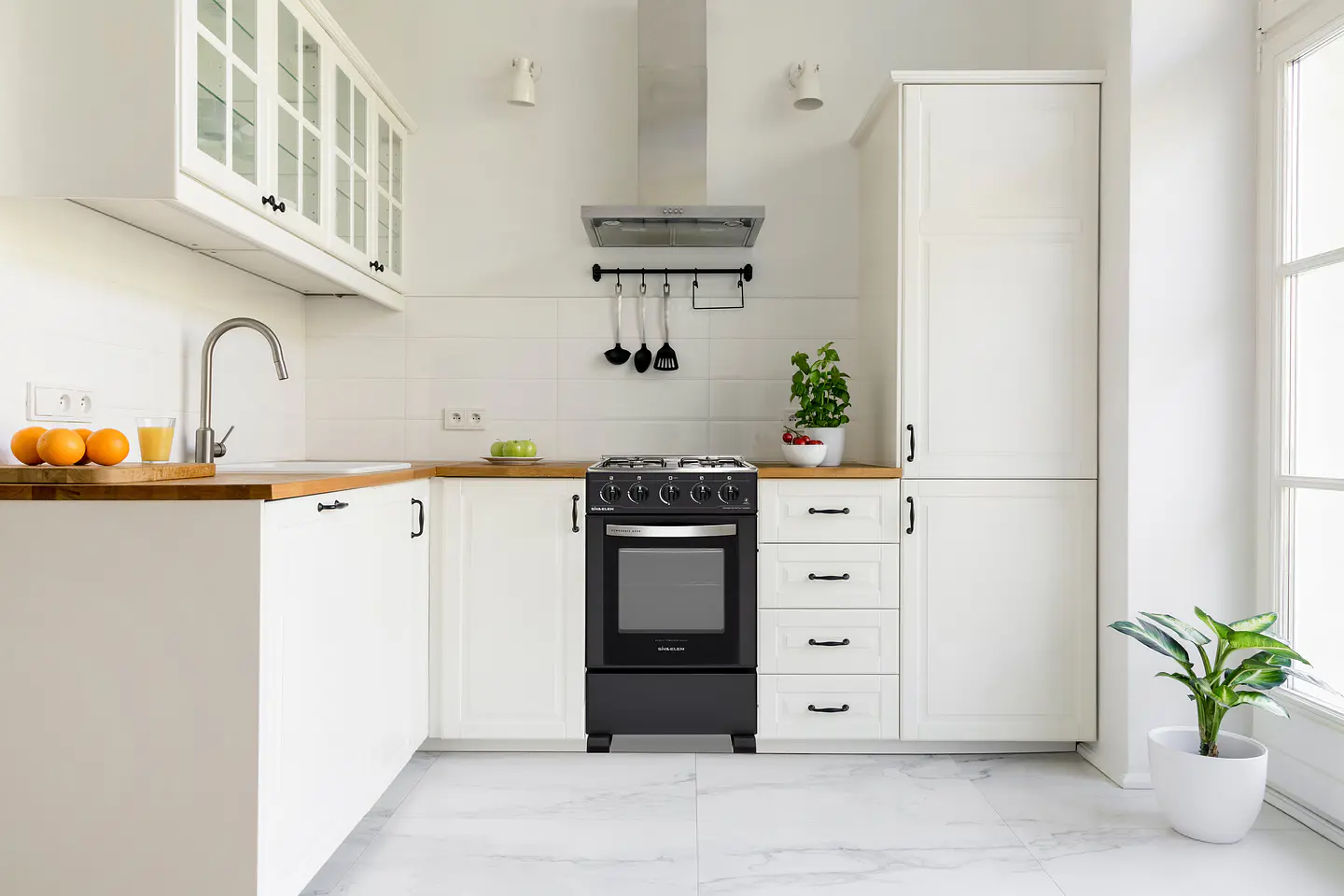 COCINA A GAS 4 QUEMADORES SINDELEN CH-5050 5