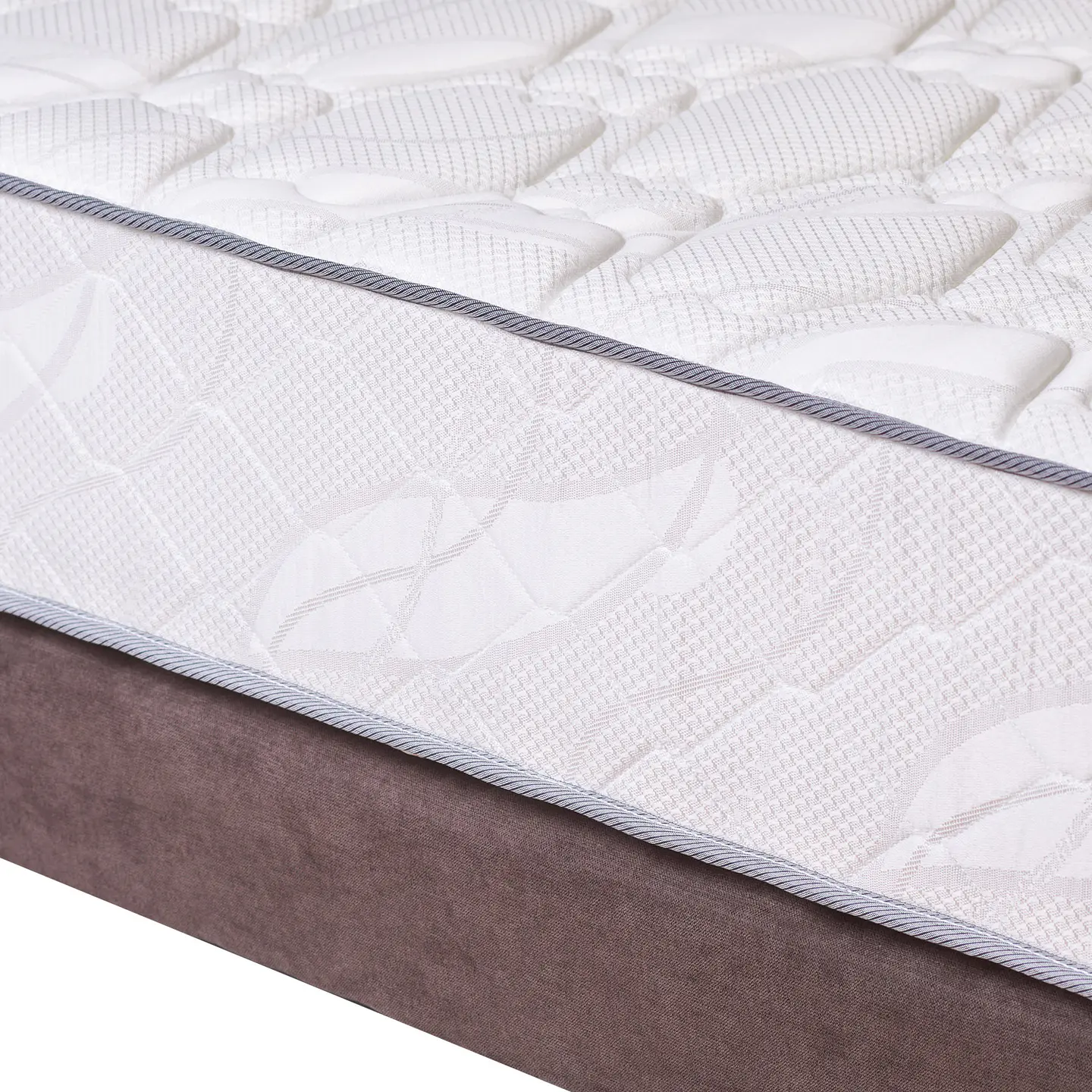 Cama Eurobox 2Pl Bn Fisioflex Capitone Chocolate Spomo  4