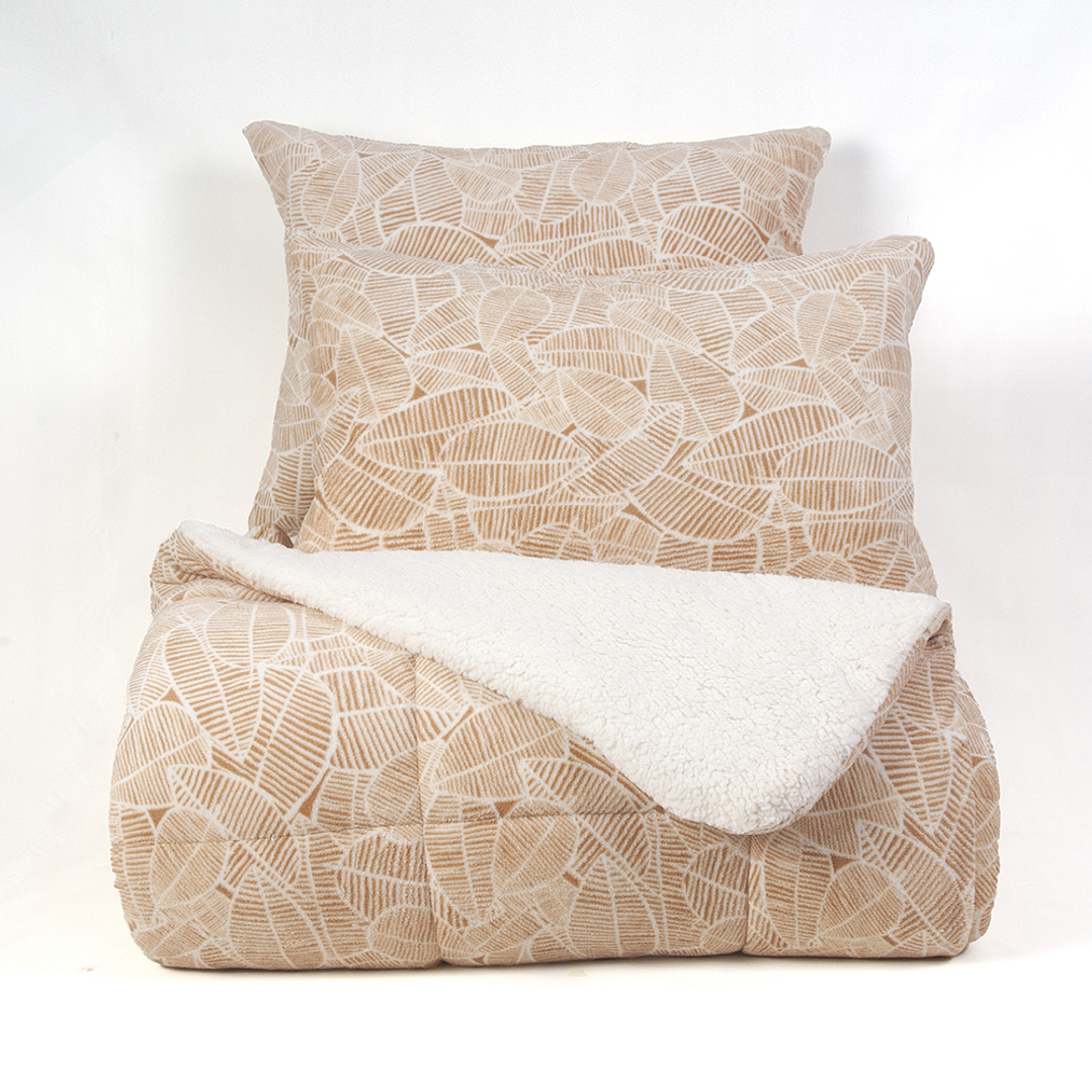 Plumón 1.5 Plazas Coral Print Sherpa Nomade 2