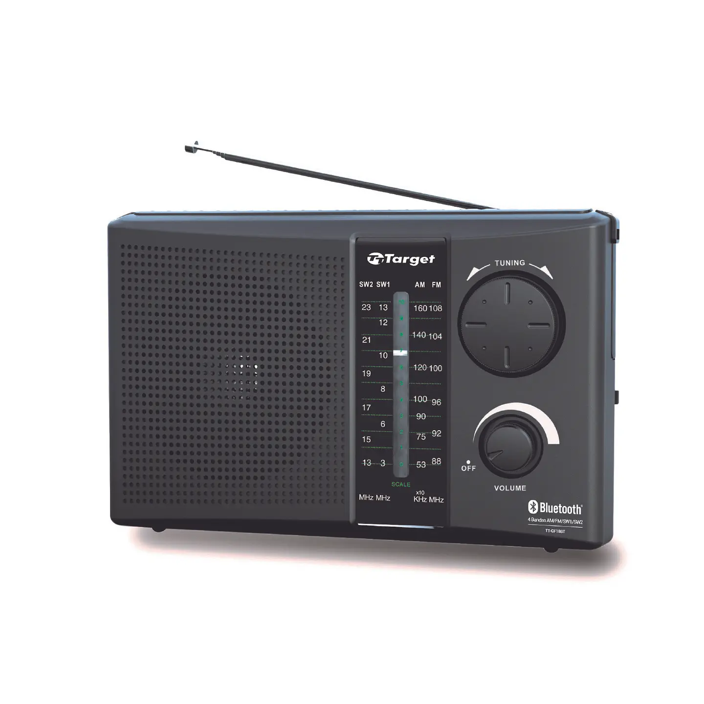 Radio Portatil Bluetooth Target Tt-Cf18Bt 2