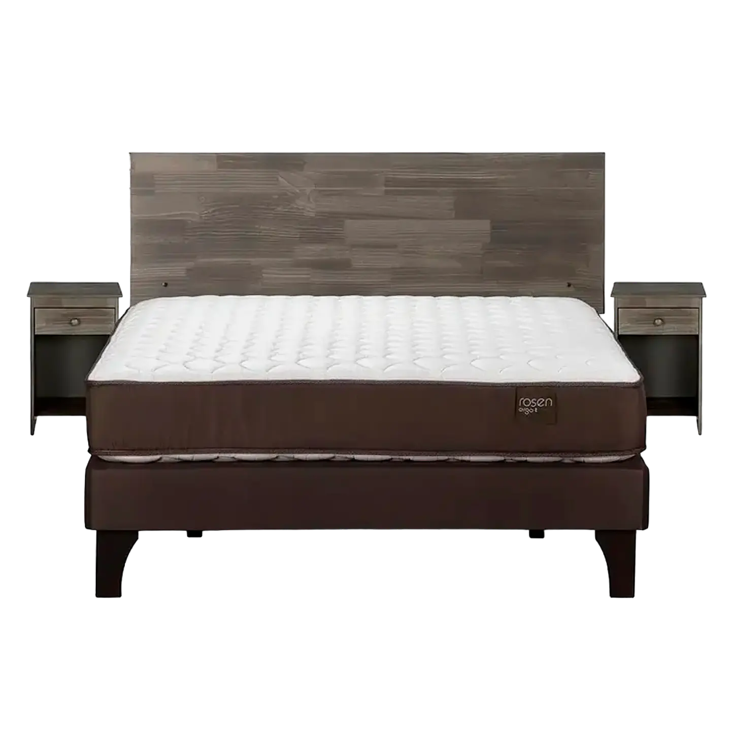 Cama Ergo T New 1.50X2.00 Base Normal Tabor Grafito Rosen 16016542 1