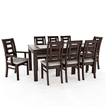 COMEDOR MADERA PORCELANATO 8 SILLAS 