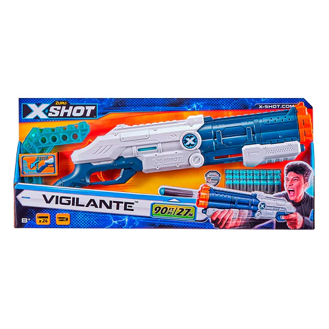X-SHOT LANZADOR VIGILANTE CON 24 DARDOS ANSALDO 21662