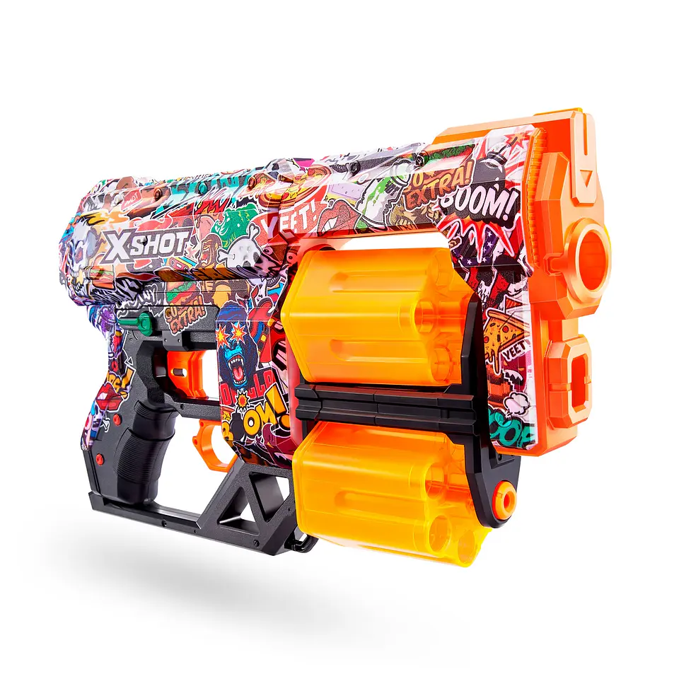 Lanza Dardos Dread Skins Con 12 Dardos X-Shot Aleatorio Ansaldo 26714 2