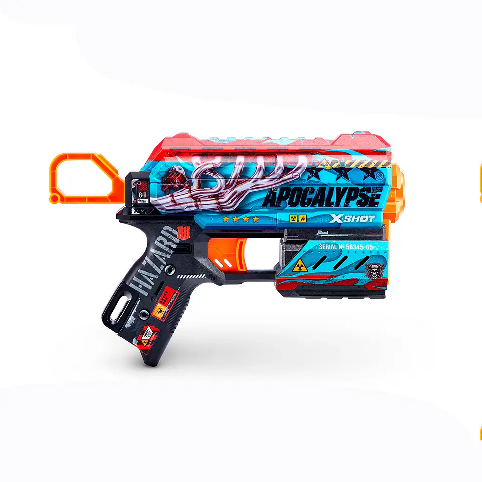 Lanza Dardos Flux Skins Con 8 Dardos X-Shot Aleatorio Ansaldo 26713 5