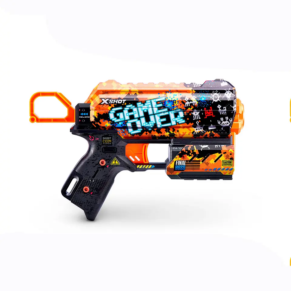 Lanza Dardos Flux Skins Con 8 Dardos X-Shot Aleatorio Ansaldo 26713 6