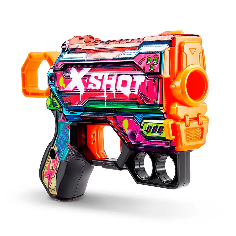 X-Shot Lanza Dardos Menace Skins Con 8 Dardos Aleatorio Ansaldo 26712 4