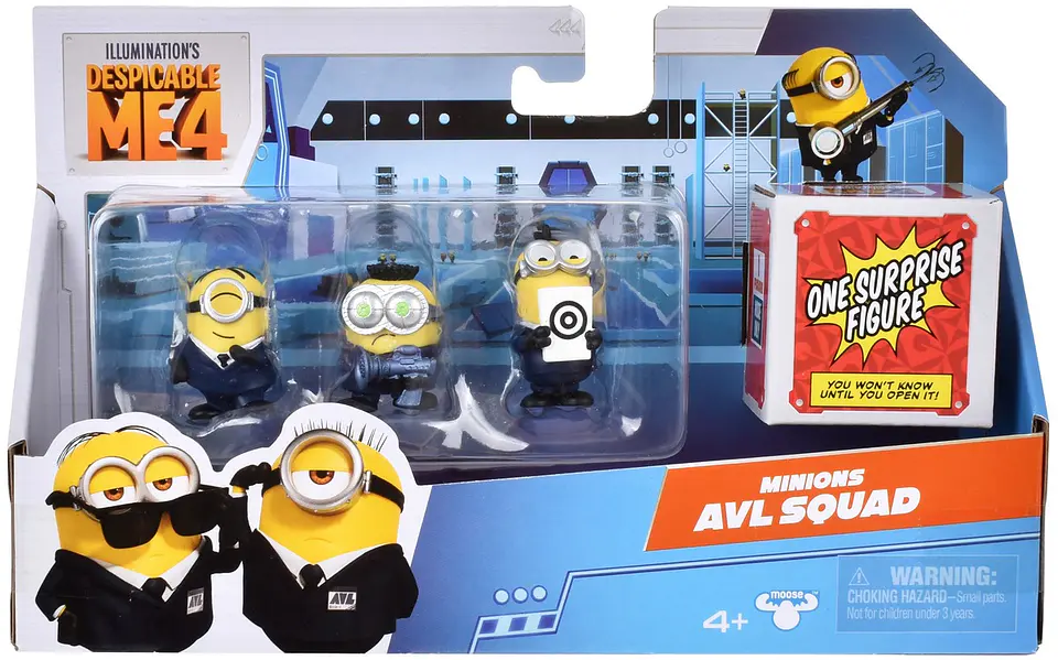Minions Pack 4 Figuras Aleatorias 5 Cms Mi Villano Favorito Ansaldo 27921 3