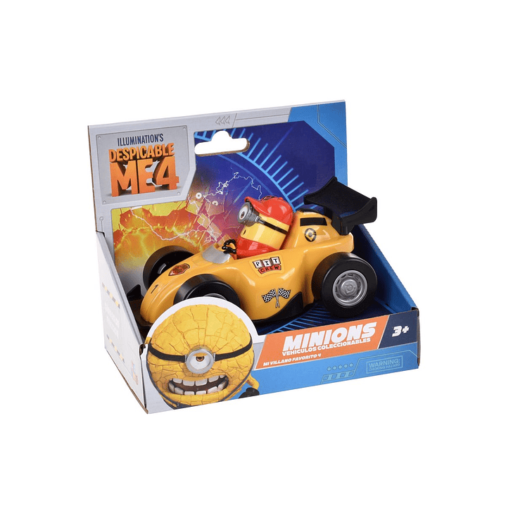 MINIONS VEHICULO ALEATORIO A FRICCION 13 CMS MI VILLANO FAVORITO ANSALDO 27995 2