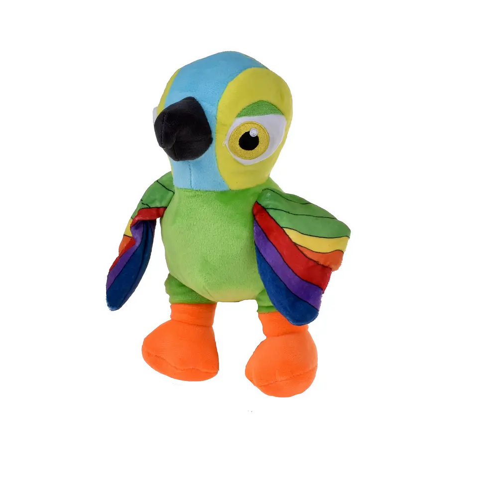 Peluche Lorito Pepe 20Cm Baila Canta Y Habla La Granja De Zenon Ansaldo 20866 3