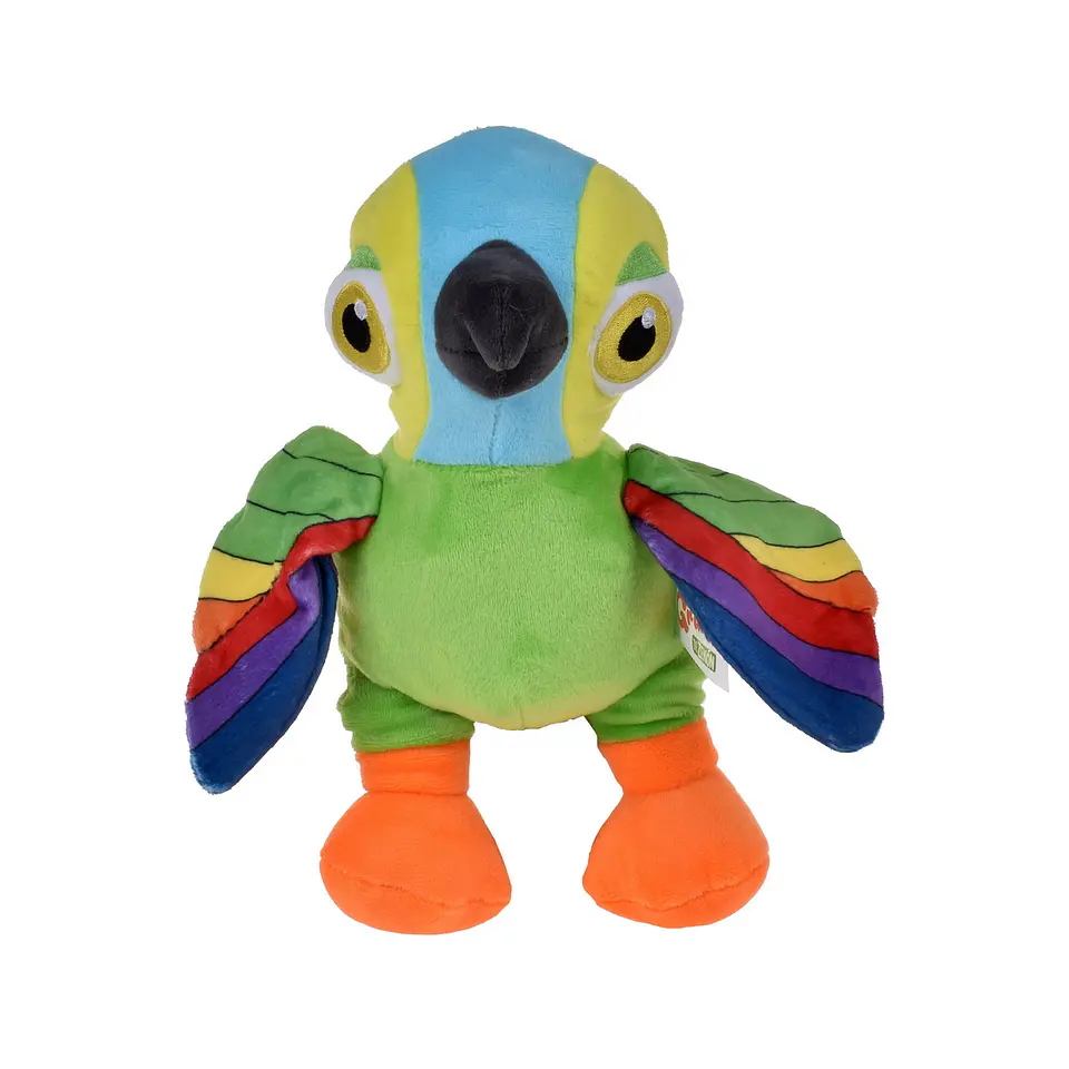 Peluche Lorito Pepe 20Cm Baila Canta Y Habla La Granja De Zenon Ansaldo 20866 4