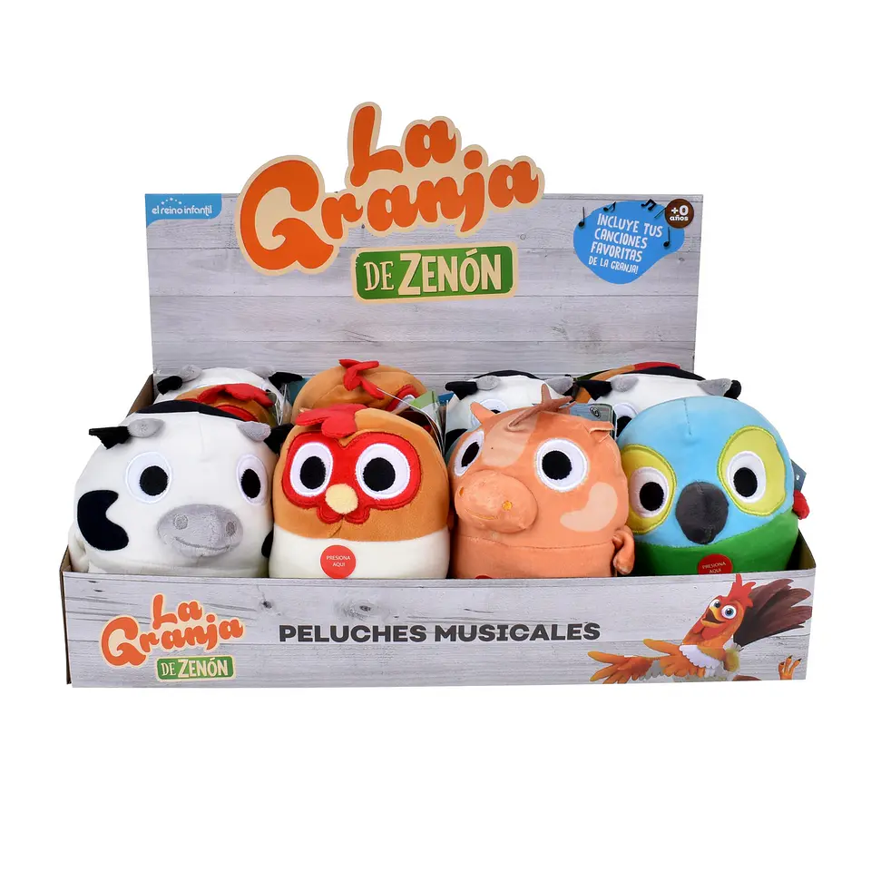 Granja De Zenon Peluches Musicales 13 Cms Aleatorio Ansaldo 23860 3