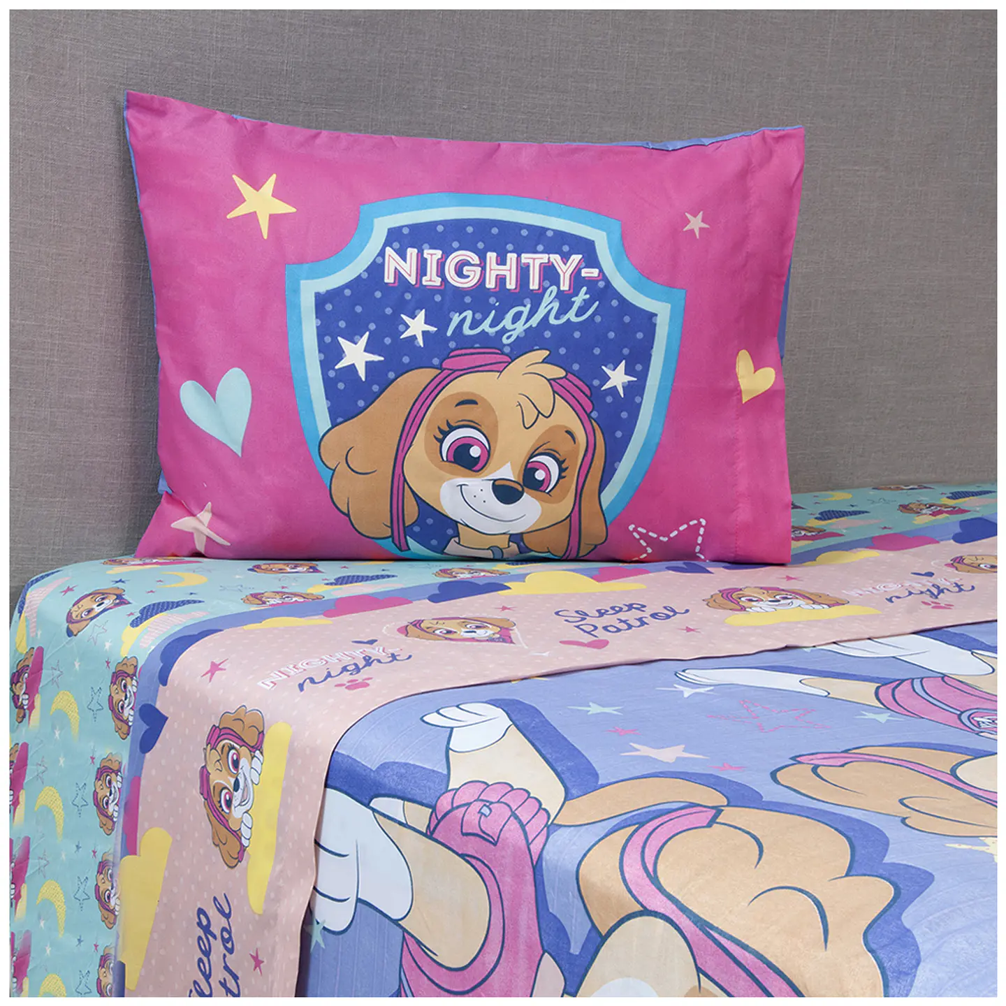 Sabana 1.5 Plazas Microfibra Paw Patrol Niña Skye 1