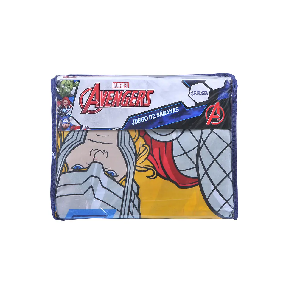 Sábana 1.5 Plazas Microfibra Avengers All 3