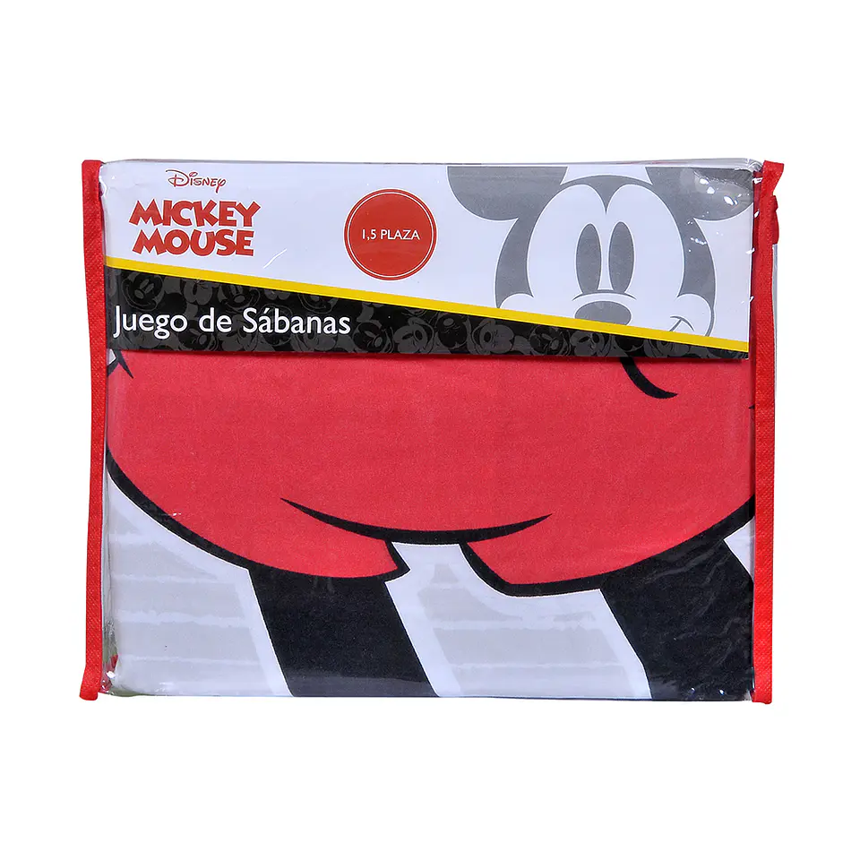 Sábana 1.5 Plazas Microfibra Mickey Original 3