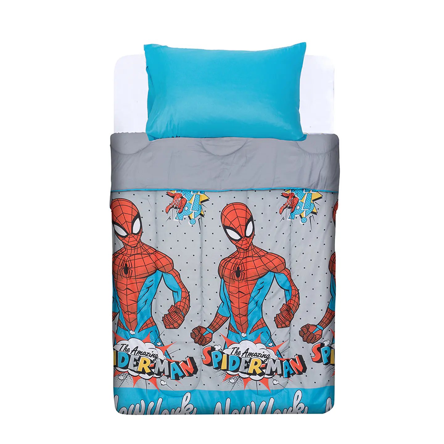 Plumón 1.5 Plazas Microfibra Spiderman-Power 2