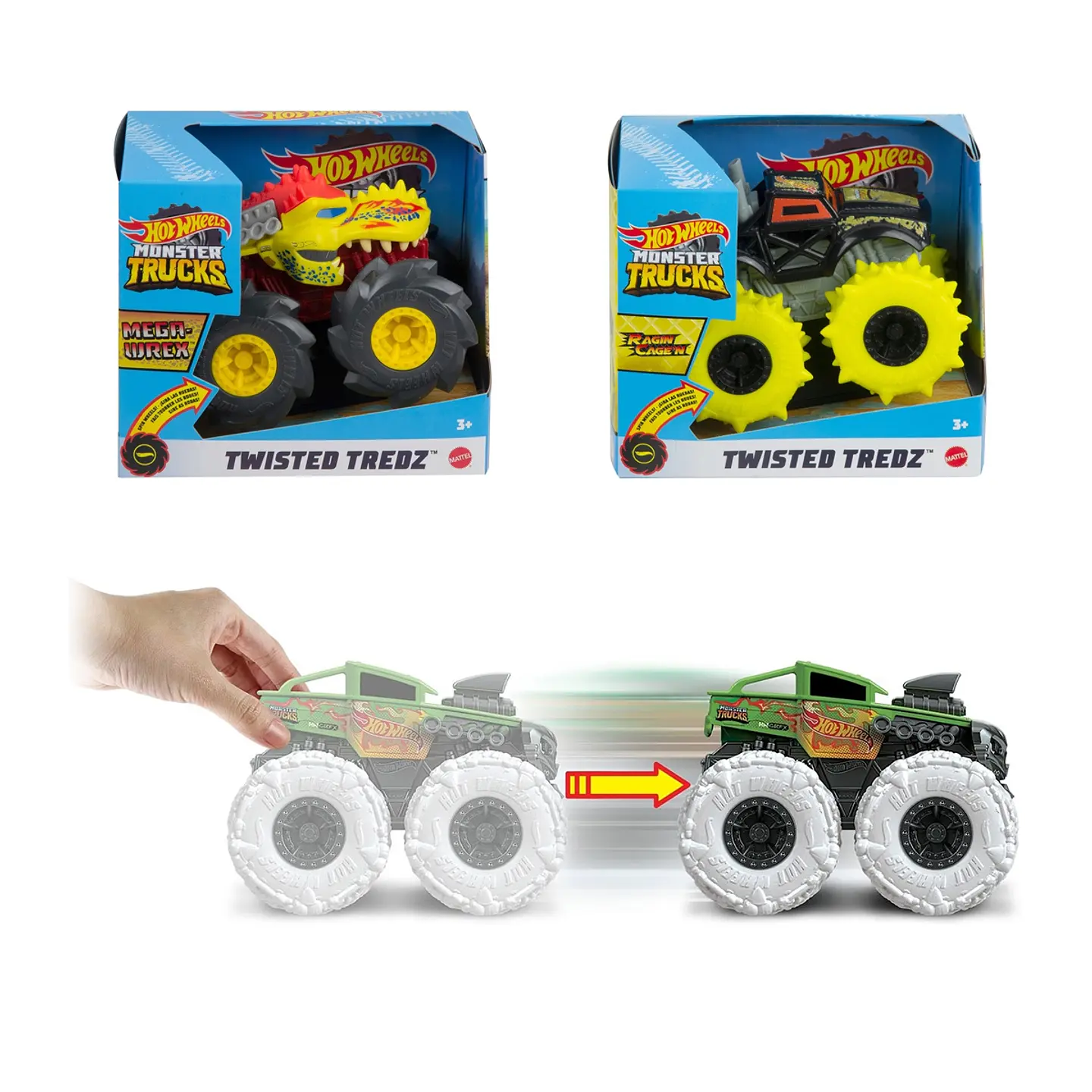 Hot Wheels Monster Trucks Twister Tredz  1