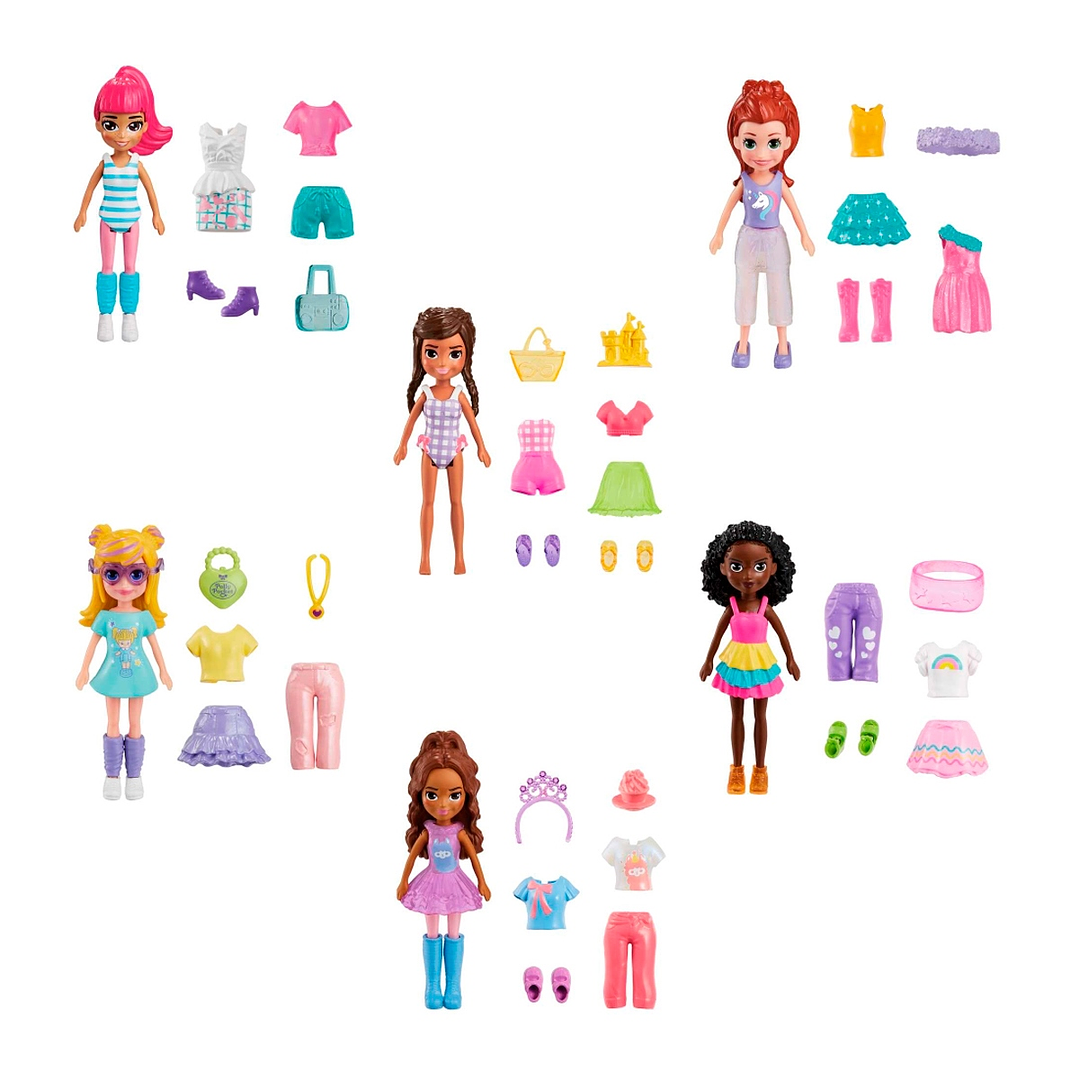 POLLY POCKET PEQUEÑO PACK DE MODA MATTEL HNF50 1
